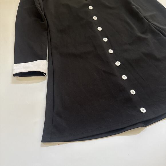 Spirit Wednesday Addams Child Large 12-14 Dress and Wig Halloween Costume - Picture 3 of 10